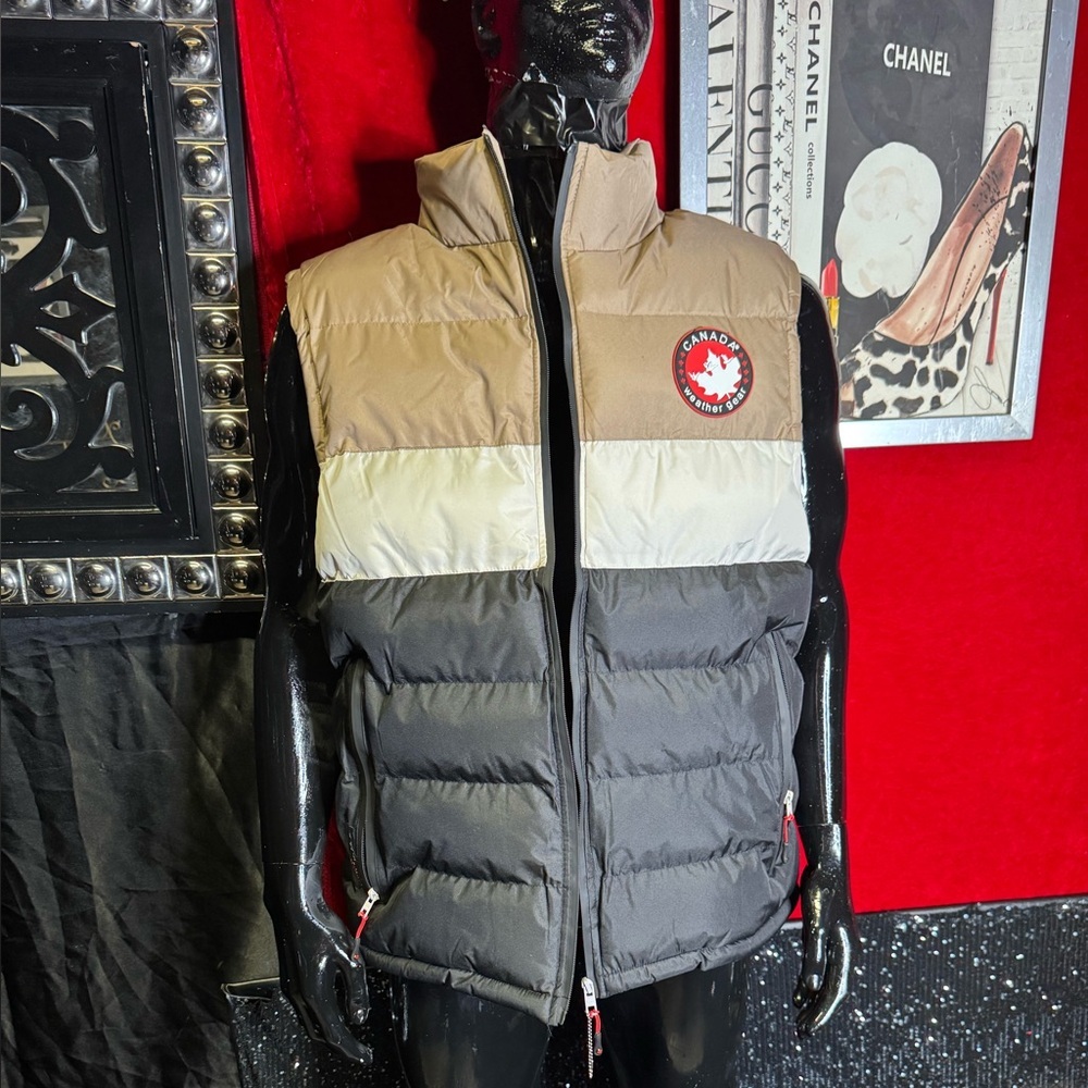 Men's Two-Tone Puffer Vest